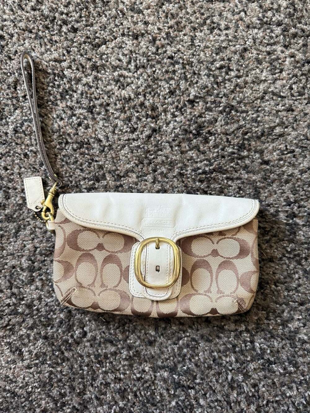 Coach Soft Mini Demi Bag in Signature Jacquard -...